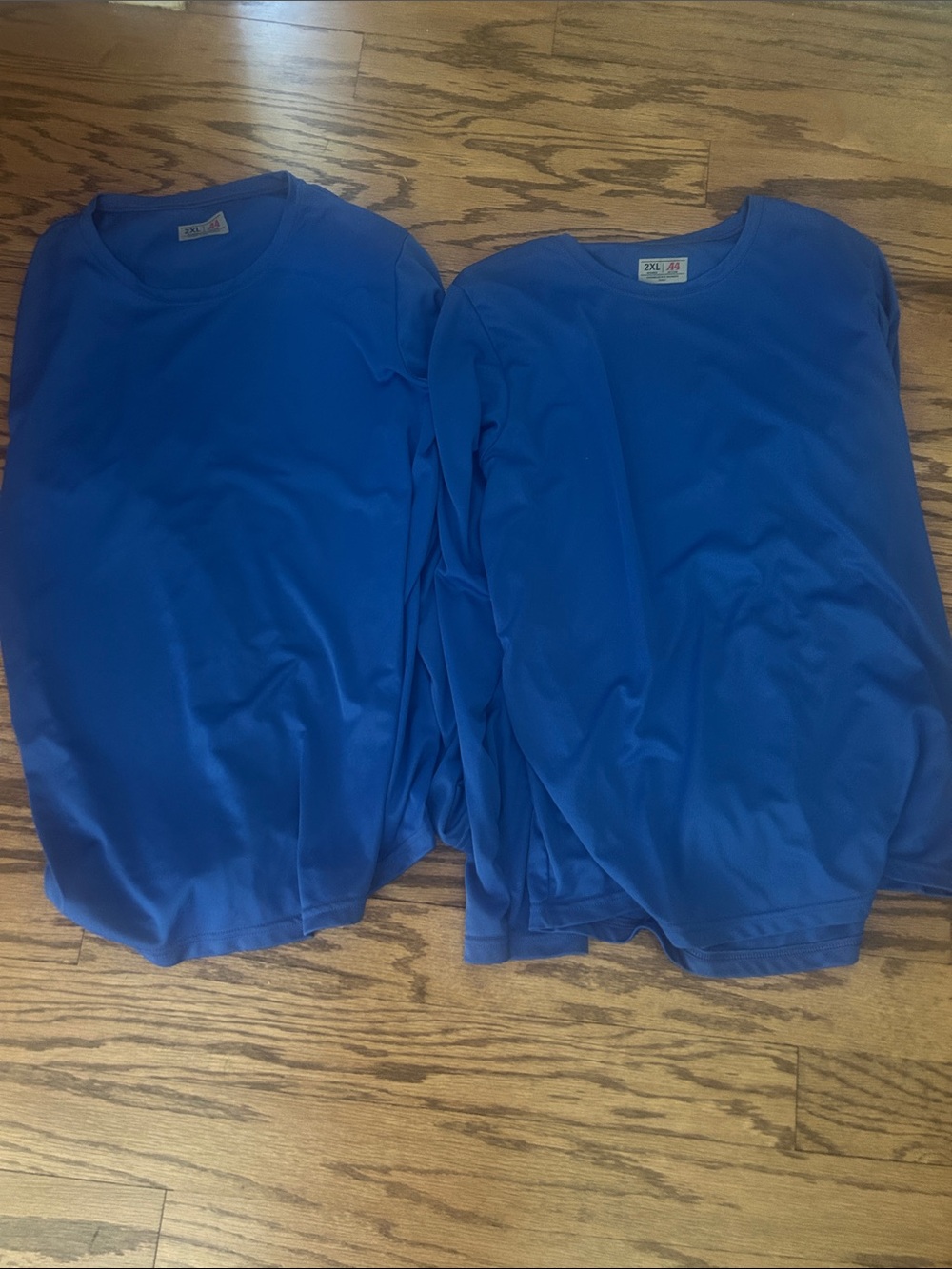 A4 Women’s 2XL Athletic Crew Neck Top - Bold Blue